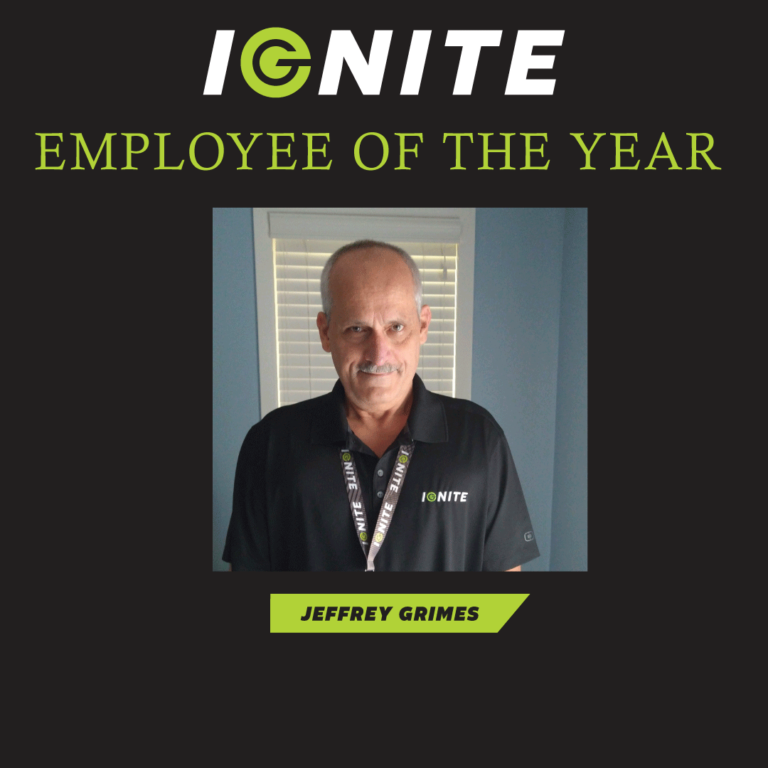 Jeffrey Grimes Named 2022 IGNITE Employee of the Year