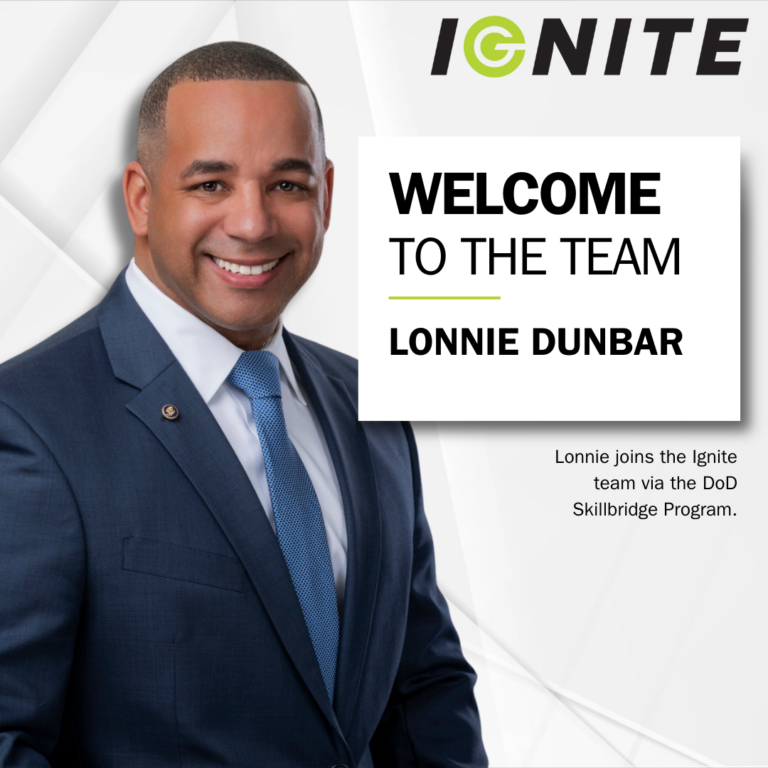 Ignite Welcomes SGM Lonnie Dunbar