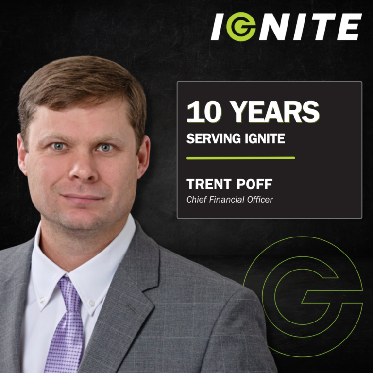Trent Poff Celebrates a Decade of Excellence at Ignite
