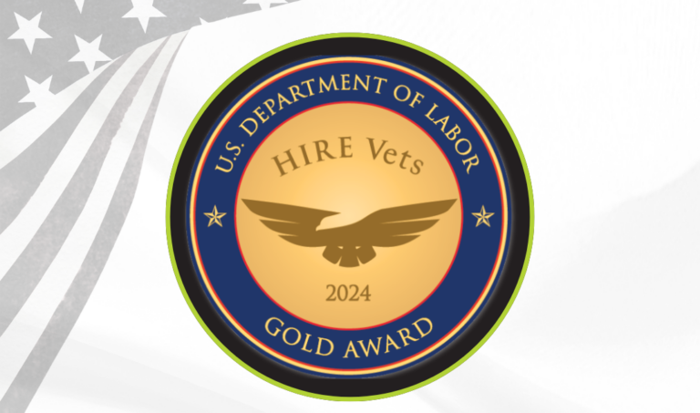 Ignite Receives The Hire Vets Medallion Award