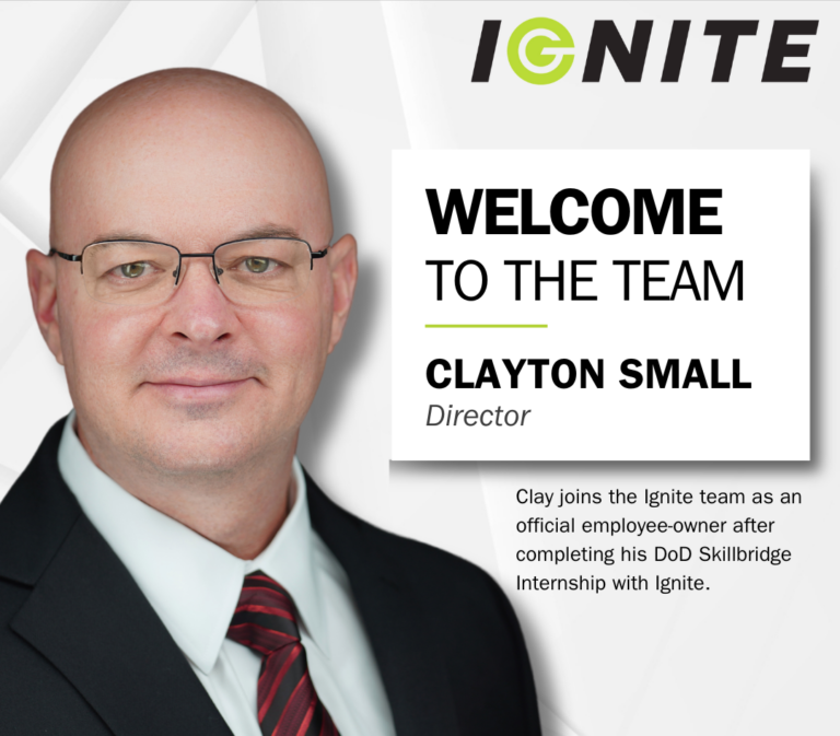 Ignite Officially Welcomes Clayton Small