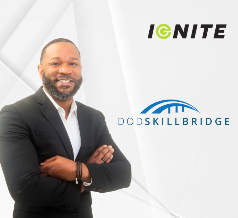 Ignite Welcomes Lt Col Brian Milner as a DoD SkillBridge Intern