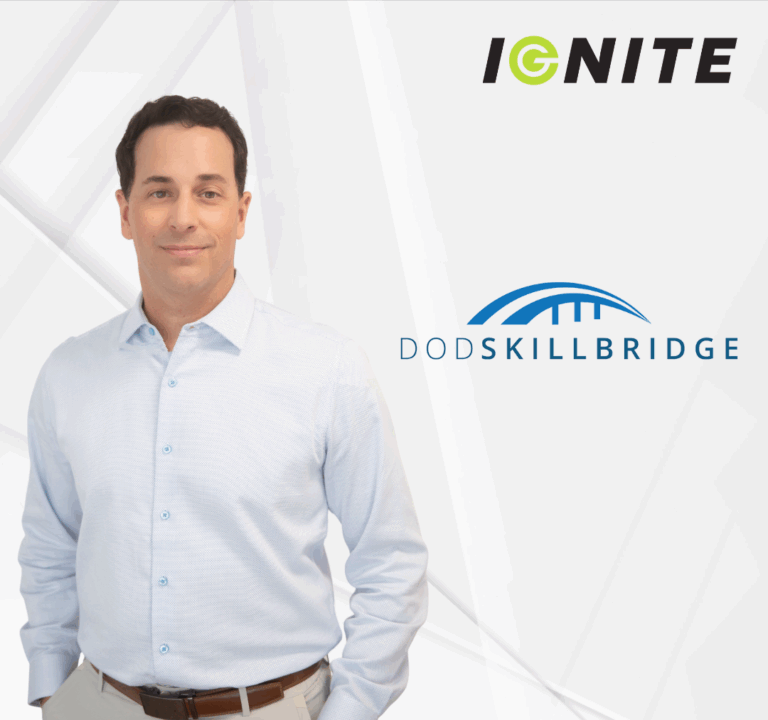 Ignite Welcomes Colonel Shane Marchand as a DoD SkillBridge Intern