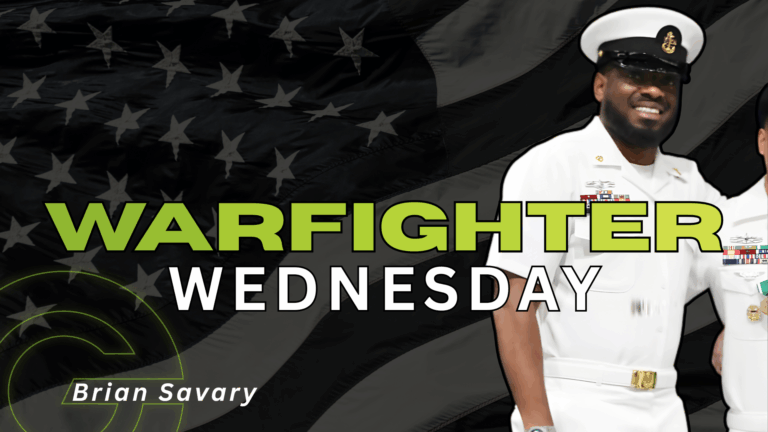 Warfighter Wednesday – Brian Savary