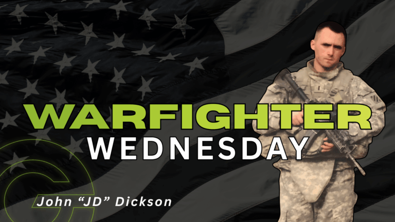 Warfighter Wednesday – John “JD” Dickson