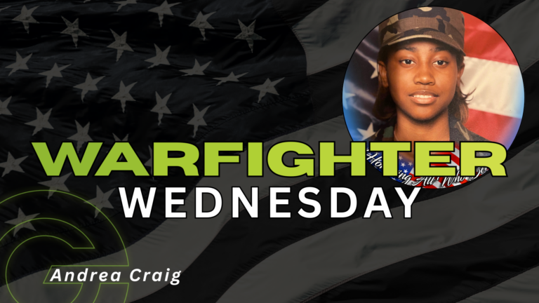 Warfighter Wednesday – Andrea Craig